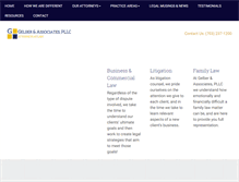 Tablet Screenshot of gelberattorneys.com